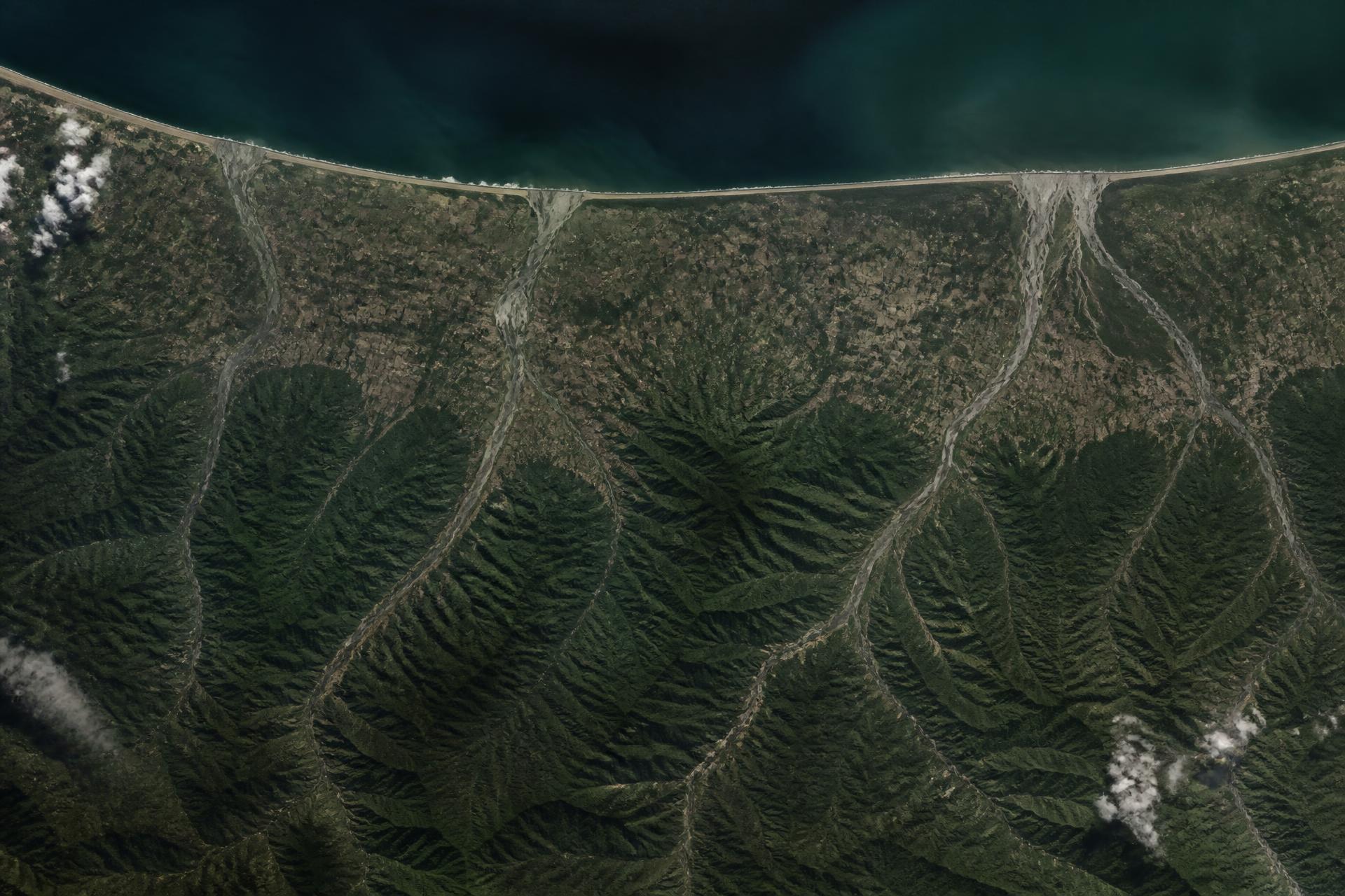 Vista satelital del territorio usada como base del explorador del plan maestro